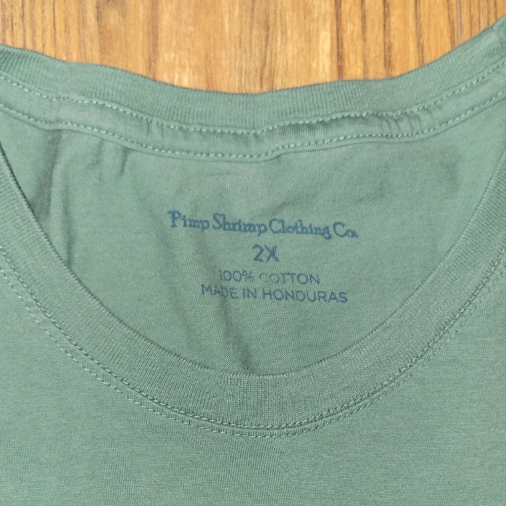 Men's Deep Green Long Sleeve Tee - Picture 2 of 6